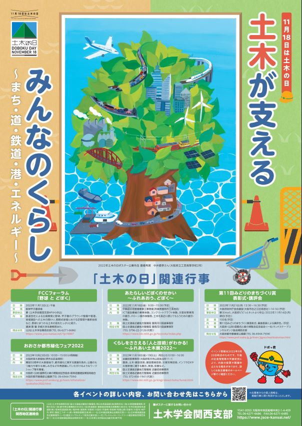 2022年度「土木の日」ポスター募集 開催報告