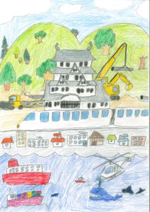 2025年度「土木の日」ポスター募集　【子供部門・佳作】　小松 立樹さん