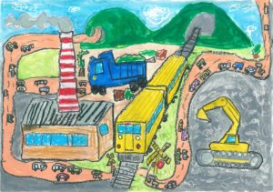 2025年度「土木の日」ポスター募集　【子供部門・佳作】　笹谷 謙斗さん