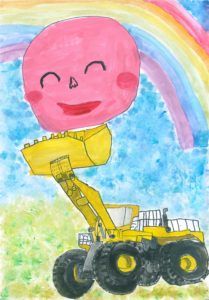 2025年度「土木の日」ポスター募集　【子供部門・佳作】　出口 葵生さん