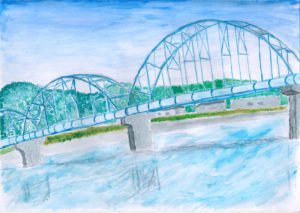 2025年度「土木の日」ポスター募集　【子供部門・入選】　田中 珠咲さん