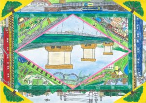 2025年度「土木の日」ポスター募集　【子供部門・入選】　矢野 七瀬さん