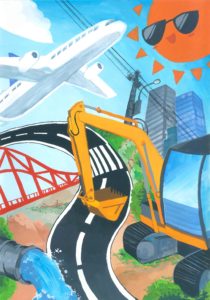 2025年度「土木の日」ポスター募集　【一般部門・入選】　門野 美栖さん