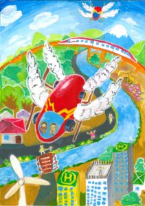 2026年度「土木の日」ポスター募集 【子供部門・優秀賞】 中村 颯佑さん