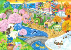 2026年度「土木の日」ポスター募集 【一般部門・優秀賞】 鈴木 心彩さん