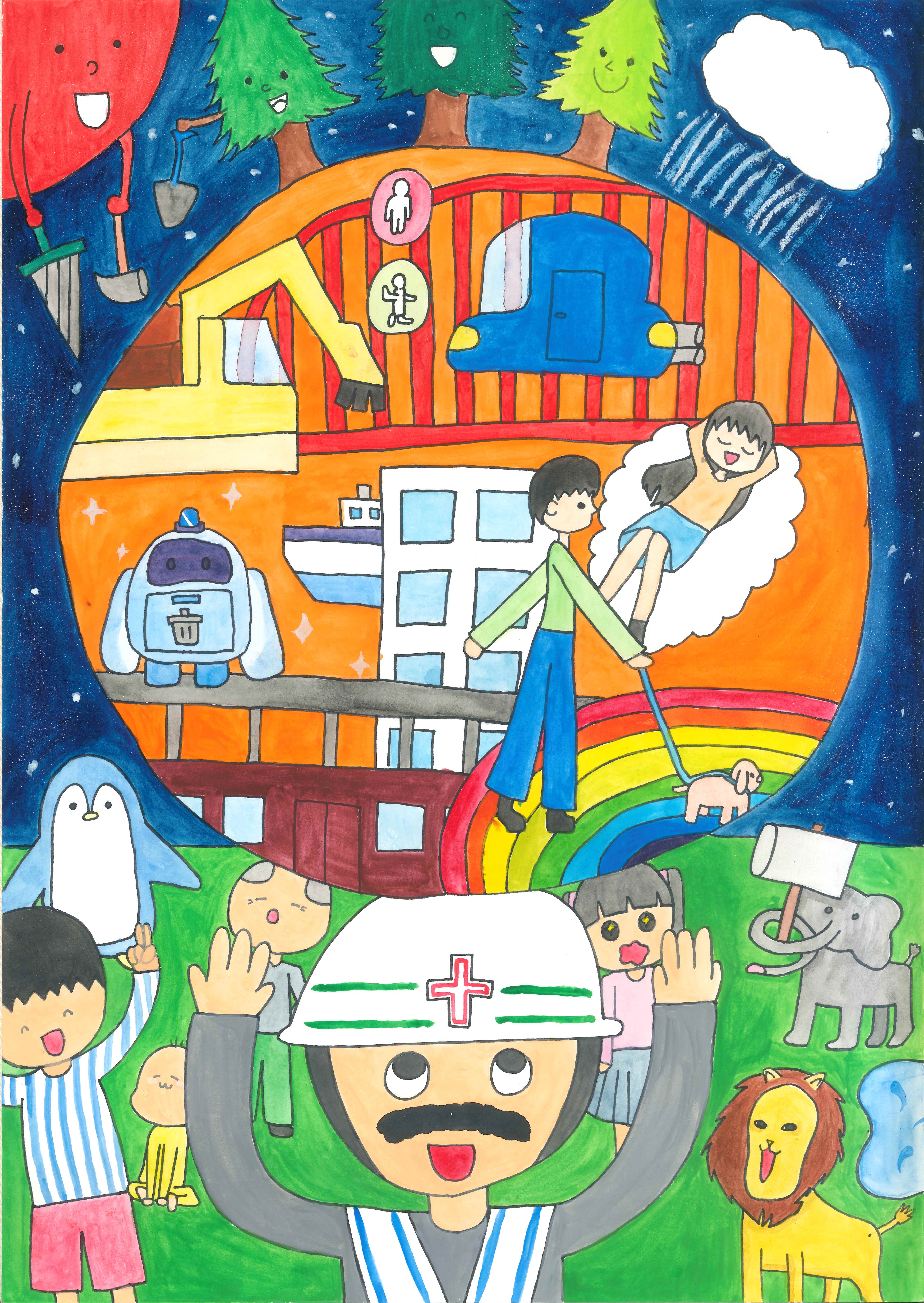 2026年度「土木の日」ポスター募集 【子供部門・入選】 森田 小陽さん
