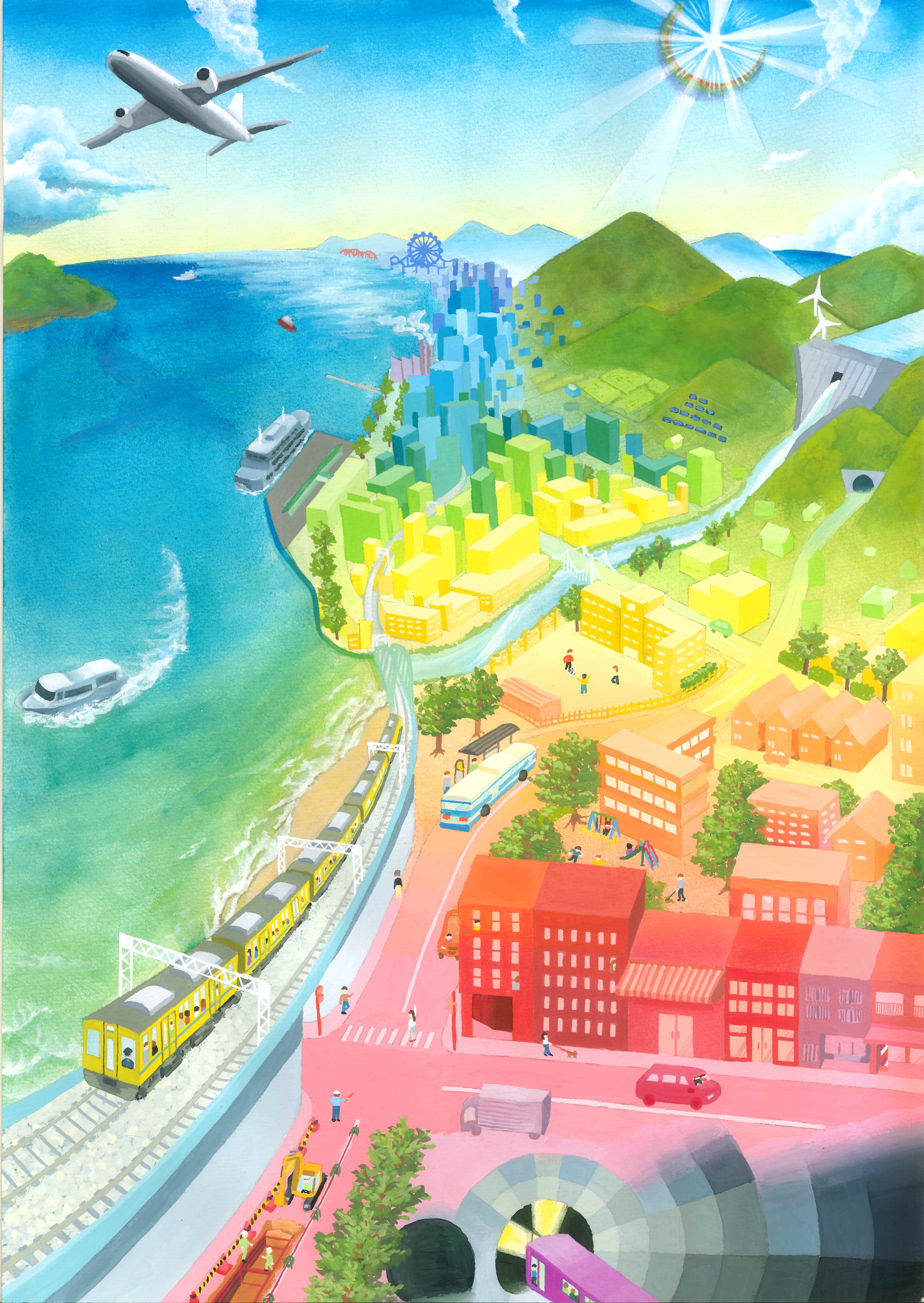2026年度「土木の日」ポスター募集 【一般部門・入選】 尾山 こころさん